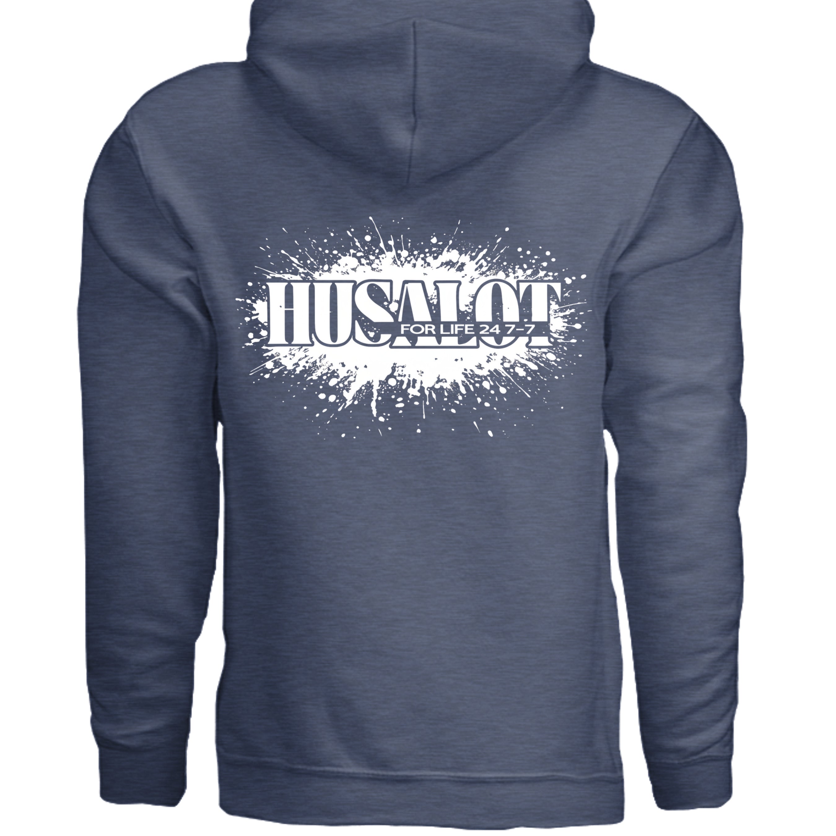Heather Sport Dark Navy - G185 - BACK