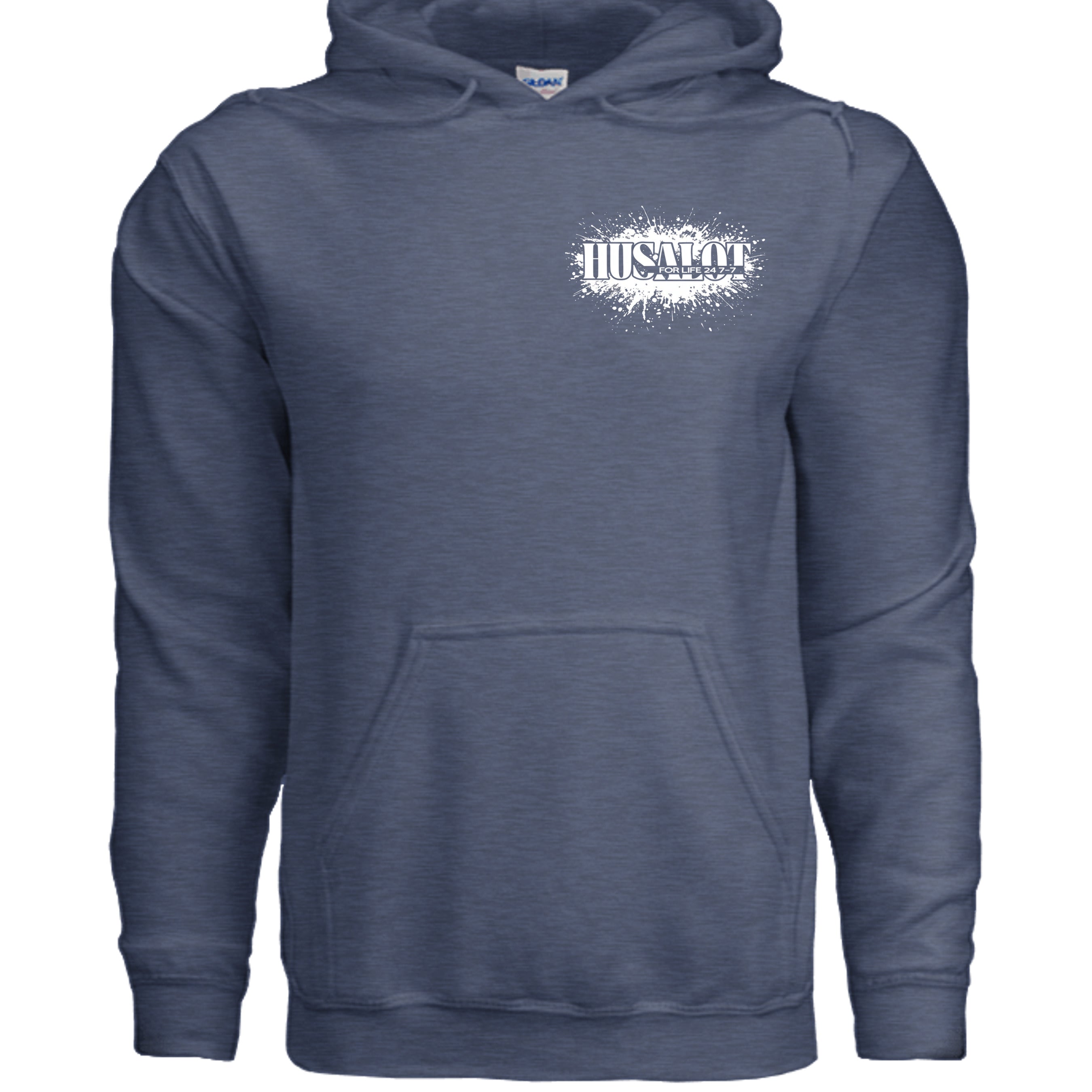 Heather Sport Dark Navy - G185 - FRONT